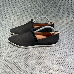 Gentle Souls Avery Black Ruffle Shoes Size 8.5 Women’s